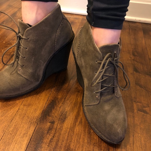 Rag & Bone suede wedge booties - Picture 2 of 4